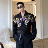 Men's Luxury Embroidered Blazer